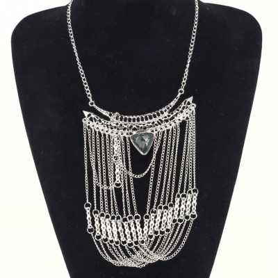 Colier dama argintiu COL004