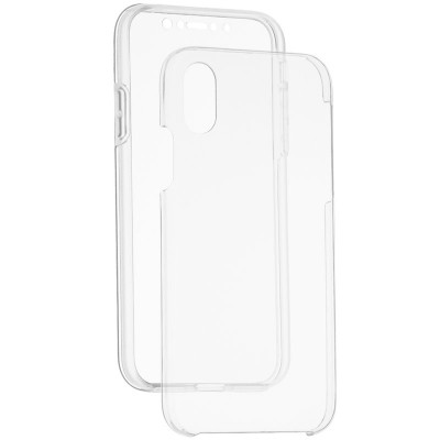Husa Iphone X/ Iphone XS 360 Full Cover Transparenta