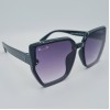 Ochelari de soare Dama Casual cu rama asimetrica verde inchis + Toc si laveta GRATIS OSD022