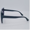 Ochelari de soare Dama Casual cu rama asimetrica verde inchis + Toc si laveta GRATIS OSD022