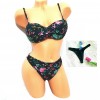 Costum de Baie din doua piese cu sutien push up bretele detasabile slip normal + CADOU slip tanga CBD035 Costum de Baie din doua piese cu sutien push up bretele detasabile slip normal + CADOU slip tanga CBD035