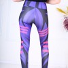 Colanti Fitness Dama cu design abstract purple lines CDFIT029 Colanti Fitness Dama cu design abstract purple lines CDFIT029