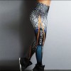 Colanti Fitness Dama negri cu model geometric Don't Stop SCDFIT037 Colanti Fitness Dama negri cu model geometric Don't Stop SCDFIT037