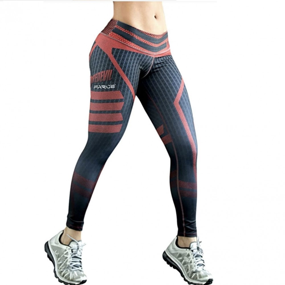 Colanti Fitness Dama modelatori cu print geometric si talie lata CDFIT054 Colanti Fitness Dama modelatori cu print geometric si talie lata CDFIT054