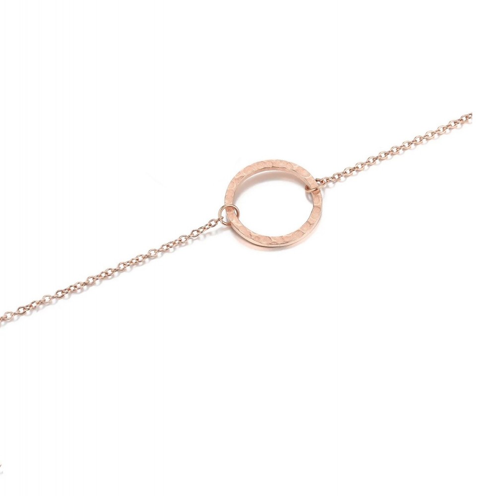 Colier dama auriu placat cu aur galben de 14 k si pandativ cerc COL107 Colier dama auriu placat cu aur galben de 14 k si pandativ cerc COL107