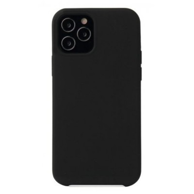Husa slim compatibila cu IPHONE12-12 PRO, silicon negru hs-ip12-12pro