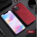 Husa slim compatibila cu IPHONE12-12 PRO, din piele eco rosie HL-IP12-12PRO-LEATHER