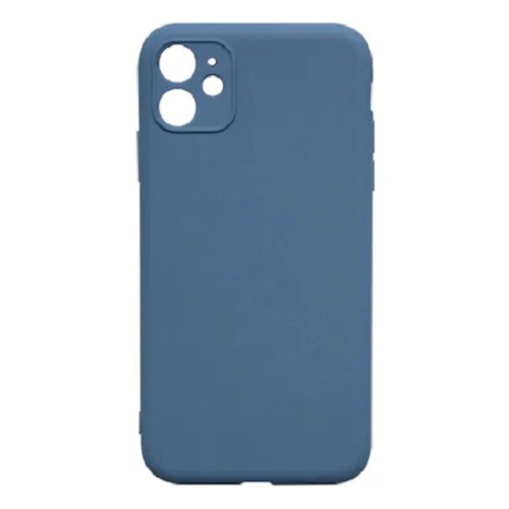 Husa slim compatibila cu IPHONE12, silicon albastru HT-IP12-SIL Husa slim compatibila cu IPHONE12, silicon albastru HT-IP12-SIL
