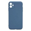 Husa slim compatibila cu IPHONE12, silicon albastru HT-IP12-SIL Husa slim compatibila cu IPHONE12, silicon albastru HT-IP12-SIL