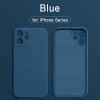 Husa slim compatibila cu IPHONE12, silicon albastru HT-IP12-SIL Husa slim compatibila cu IPHONE12, silicon albastru HT-IP12-SIL
