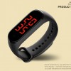 Ceas Bratara Smart Sport Negru cu termometru SBT01 Ceas Bratara Smart Sport Negru cu termometru SBT01