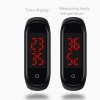 Ceas Bratara Smart Sport Rosu cu termometru SBT01 Ceas Bratara Smart Sport Rosu cu termometru SBT01