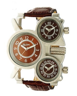 Ceas Barbati Sport Hipster Maro cu 3 cadrane OULM CBOL001 Ceas Barbati Sport Hipster Maro cu 3 cadrane OULM CBOL001