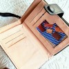 Portofel elegant albastru deschis din piele ecologica cu Fermoar si clapeta cusuta ACPT029 Portofel elegant albastru deschis din piele ecologica cu Fermoar si clapeta cusuta ACPT029