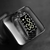 Ceas Unisex Luxury negru din aliaj si cadran cu afisaj digital CBQZ026 Ceas Unisex Luxury negru din aliaj si cadran cu afisaj digital CBQZ026