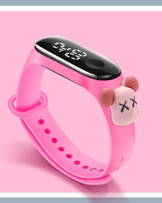 Ceas Copii roz cu cadran digital si bratara silicon reglabila cu personaje animate QUARTZ CDQZ102 Ceas Copii roz cu cadran digital si bratara silicon reglabila cu personaje animate QUARTZ CDQZ102