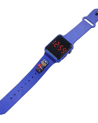 Ceas Copii albastru cu cadran digital si bratara silicon reglabila QUARTZ CDQZ107 Ceas Copii albastru cu cadran digital si bratara silicon reglabila QUARTZ CDQZ107