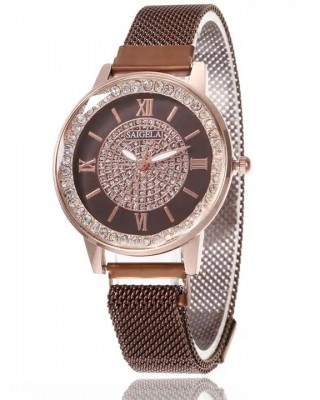Ceas Dama Elegant maro cu bratara magnetica Collection QUARTZ CDQZ147