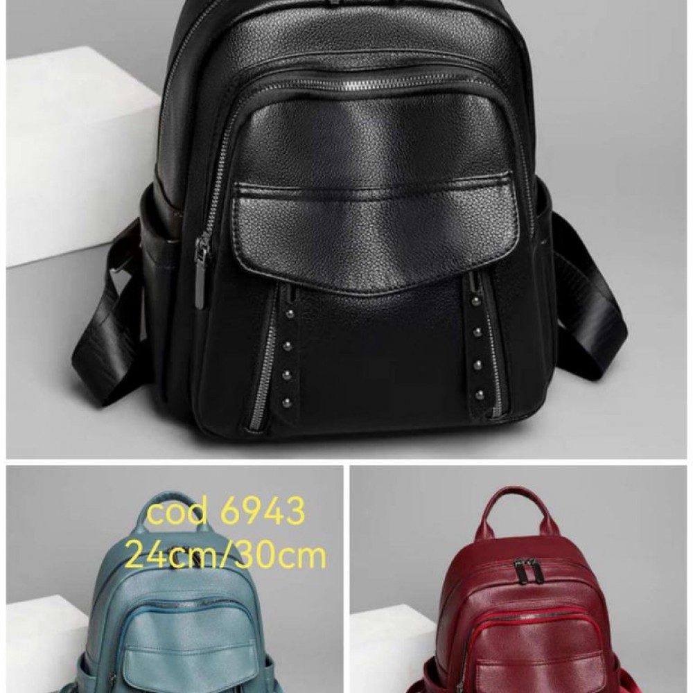 Rucsac dama grena fashion din piele ecologica cu multiple buzunare ACRD351 Rucsac dama grena fashion din piele ecologica cu multiple buzunare ACRD351