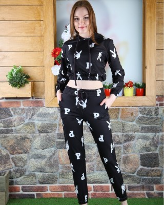 Trening Dama Fashion cu imprimeu Bunny TND011 Trening Dama Fashion cu imprimeu Bunny TND011