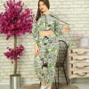 Trening Dama fashion alb cu hanorac si pantaloni cu imprimeu inspire TND04 Trening Dama fashion alb cu hanorac si pantaloni cu imprimeu inspire TND04