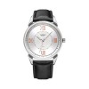 Ceas Barbati Business cu curea de piele Neagra White Silver YAZOLE CBYZ008 Ceas Barbati Business cu curea de piele Neagra White Silver YAZOLE CBYZ008