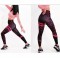 Colanti Fitness Dama cu design abstract Negru cu dungi rosii lines CDFIT029 Colanti Fitness Dama cu design abstract Negru cu dungi rosii lines CDFIT029
