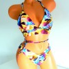 Costum de Baie din doua piese cu sutien cu cupe bretele detasabile care se inchid in x slip normal CBD025 Costum de Baie din doua piese cu sutien cu cupe bretele detasabile care se inchid in x slip normal CBD025